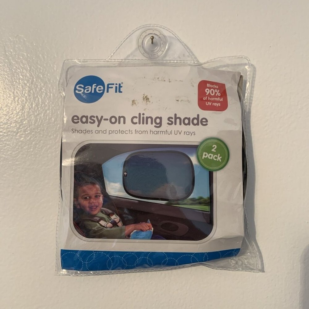 Safe Fit Easy On Cling Shade 2 pack